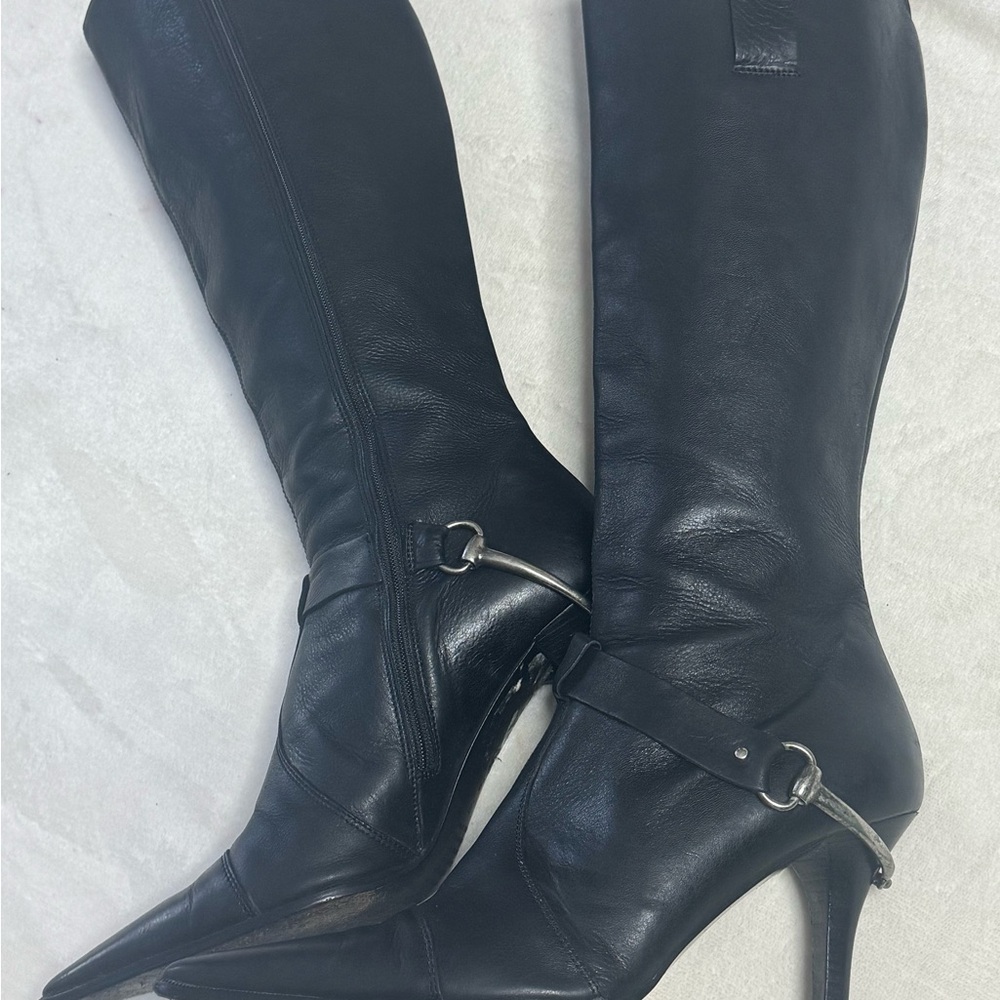 Western Style Knee High Boots - Picture 11 of 12